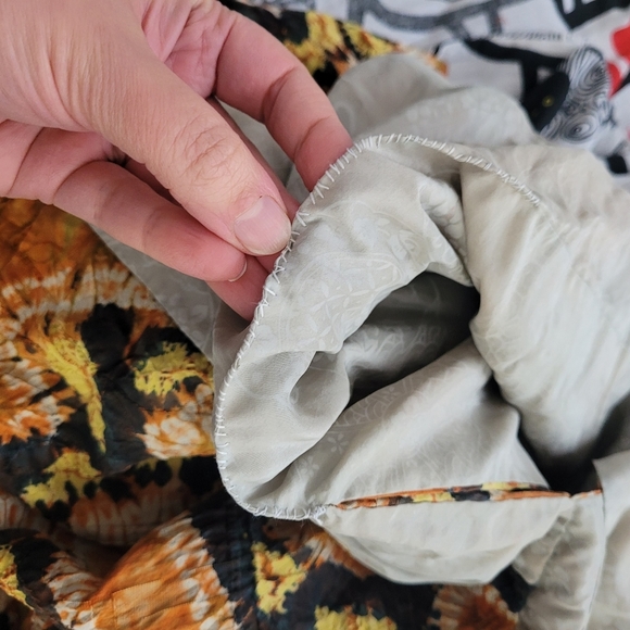 Handmade orange kimono jacket - Picture 11 of 11